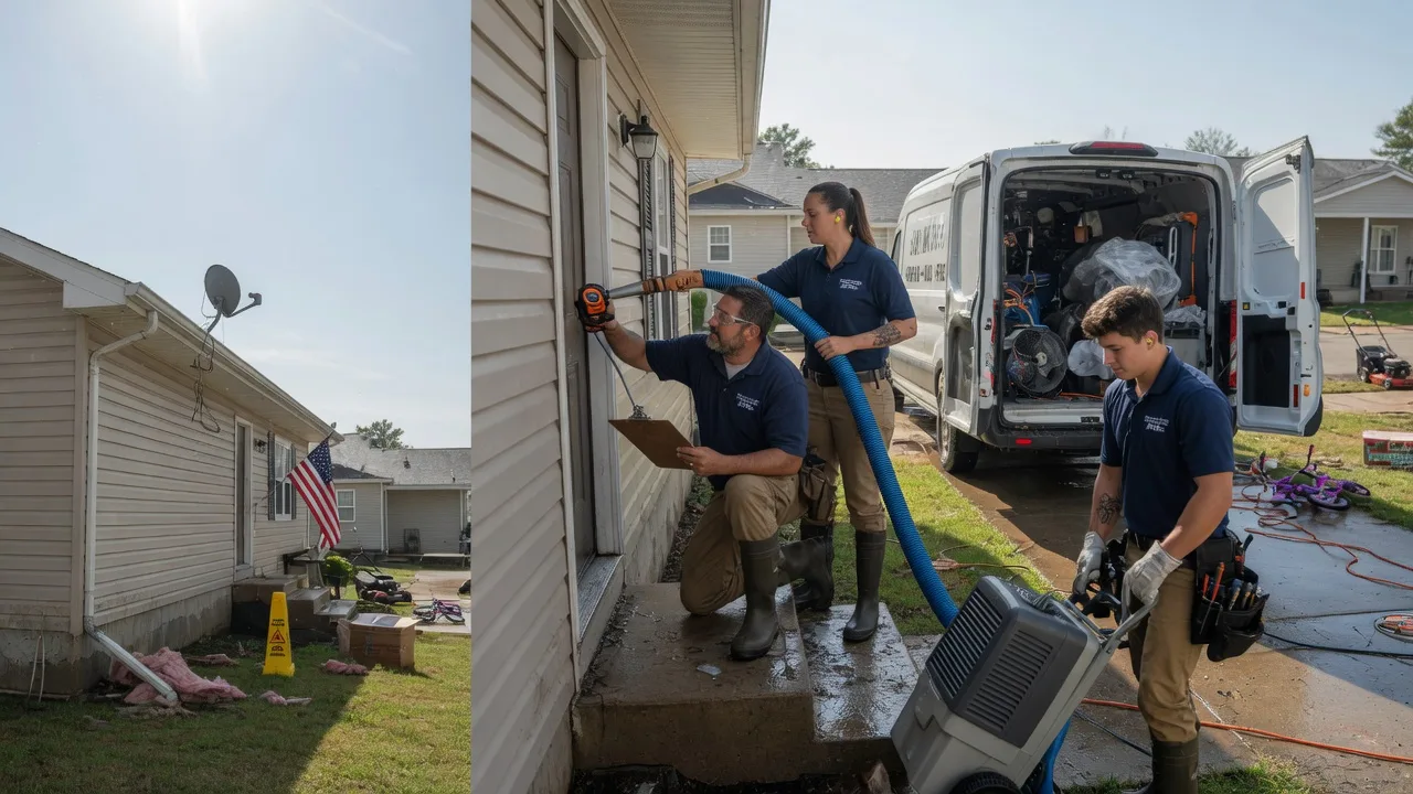 Ceiling Water Damage Restoration in Flatonia, TX near me